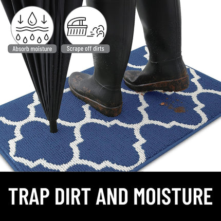 OLANLY Indoor Door Mat, 71" x 47", Non-Slip Absorbent Resist Dirt Entrance Mat,
