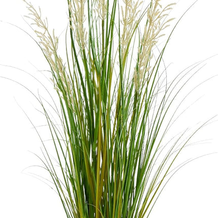 Artificial Plant, 47in Onion Grass Artificial Plant in Pot, Indoor Decorative Fl
