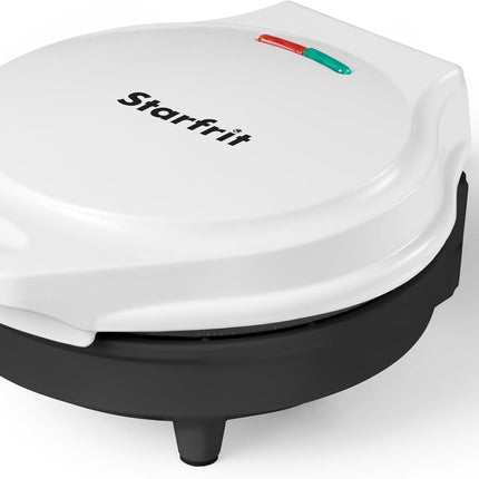 Starfrit Electric Waffle Maker - 7" Non-Stick Ceramic Cooking Surface - Scratch