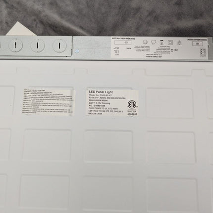 DAKASON 2x2 LED Flat Panel Lights Surface Mount 50W to 25W Selectable, 3500K 400