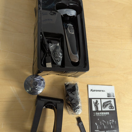 Kurener Electric Shaver Razor for Men - 4 in 1 Multifunctional Grooming Kit with
