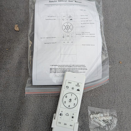 Klmeiday Modern Bladeless Ceiling Fans with Lights and Remote, Reversible, DC Mo