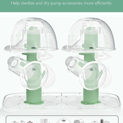 Momcozy 3 Layers Large Bottle Sterilizer and Dryer, Fast Sterilize and Dry, Univ