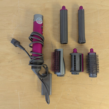 Dyson Airwrap Multi-Styler Complete Long for Long Hair, Fuchsia/Nickel, 5 Attachments (No Firm Brush)