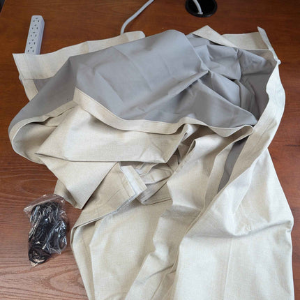 Blackout curtains 90" beige