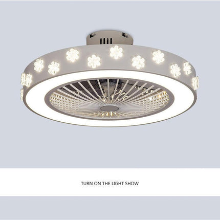 Fan Ceiling Light Ceiling Fan with LED Lighting and Remote Control 40W Ventilato