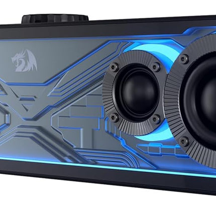 Redragon GS817 RGB Desktop Soundbar, 2.0 Channel Stereo Speakers for Desktop w/M