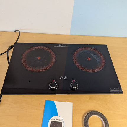 VBGK Electric Cooktop,2400W Electric Burner,Countertop and Built-in Electric Sto
