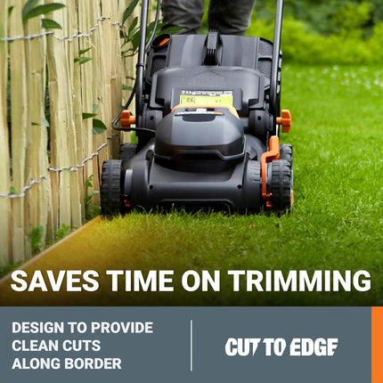 Worx WG743 40V PowerShare 4.0Ah 17" Lawn Mower w/Mulching & Intellicut (2x20V Ba