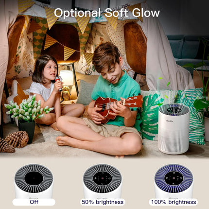 Aircillin Air Purifiers Large Room with HEPA Filters, Air Purifier for Home Bedr