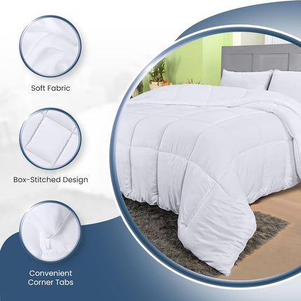 Utopia Bedding Comforters King Size, All Season Duvet Insert, Down Alternative B