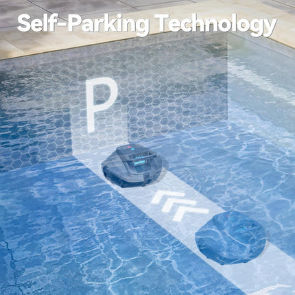 Pondee X1 Robotic Pool Vacuum, Cordless Pool Cleaner with 120 Mins Runtime, Auto