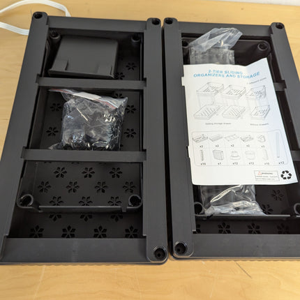 Sevenblue Under Sink Organizer 3 Pack, Bathroom Organizers, 2 Tier Multi-Use kit