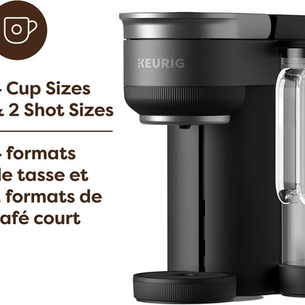 Keurig K-Crema Single Serve K-Cup Pod Coffee Maker, Black