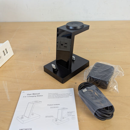 Galaxy Watch Charging Stand, 3-in-1 Wired Charging, Type-C Charging Station, 30