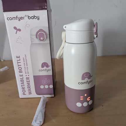 comfyer Portable Milk Warmer for Travel, Portable Bottle Warmer with Fast Heatin