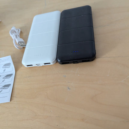 Portable-Charger-Power-Bank - 2 Pack 15000mAh Dual USB Power Bank Output 5V3.1A