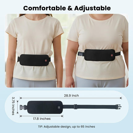 Aroma Season Electric Menstrual Heating Pad, 3000mAh Rechargeable Heated Belt fo
