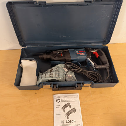 BOSCH GBH2-28L 1-1/8 in SDS-Plus Bulldog Xtreme Max Rotary Hammer, 8.5 Amp with Kickback Control & Vario-Lock