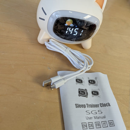 ANALOI Kids Alarm Clock Ok to Wake Alarm Clock for Kids, Toddlers Night Light Cl