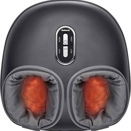 Nekteck Shiatsu Foot Massager Machine with Soothing Heat, Deep Kneading with air