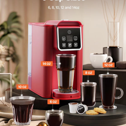 SHARDOR Single Serve Coffee Maker, Hot and Iced Coffee Machine for K Cup Pods &