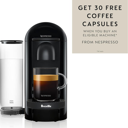 Nespresso Vertuo Plus Coffee and Espresso Machine by Breville - Ink Black