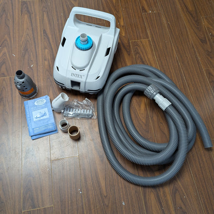 INTEX 28006E ZX100 Pressure-Side Automatic Above Ground Pool Cleaner with 21 ft Hose & Large Debris Tray
