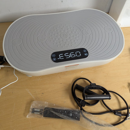 MERACH Vibration Plate Exercise Machine, Vibrating Platform with LED Touch Scree