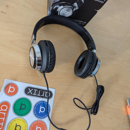 Artix® CL750 Premium Wired On Ear Headphones with Microphone, Comfortable Noise
