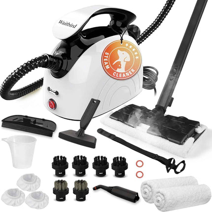 Steam Cleaner, Multipurpose Powerful Steamer with 21 Accessories, 248°F High-Tem