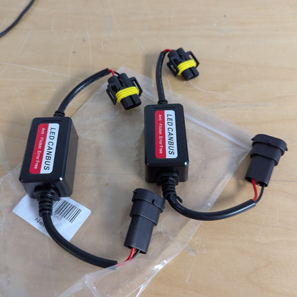 2PCS Headlight Decoder 12V 4A Error Code Warning Canceller for 9005 9006 9012 Pl