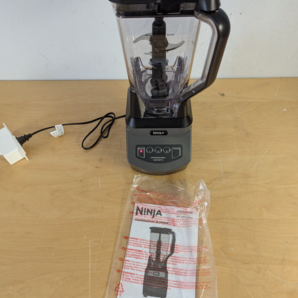 Ninja NJ600WMC Professional Blender, 900W Total Crushing Technology, 72 oz Pitcher with Pour Spout, Black/Silver
