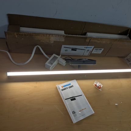 VOLISUN 31.5 Inch Modern Bathroom Vanity Light, Rotatable, 18W Dimmable 5CCT