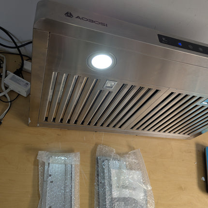 AAOBOSI 30 Inch Under Cabinet Range Hood, 700 CFM, Gesture & Touch Control