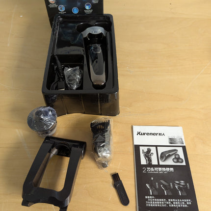 Kurener Electric Shaver Razor for Men - 4 in 1 Multifunctional Grooming Kit with