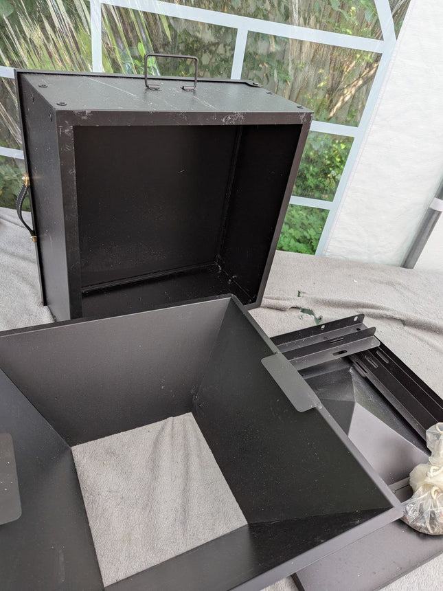 Steel box - black