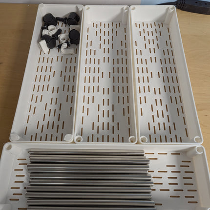 SONGMICS Slim Storage Cart, 4-Tier Rolling Cart, Narrow Utility Cart on Wheels,