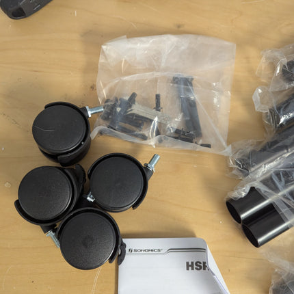 SONGMICS Clothes Rack with Wheels, 35.8 Inch Garment Rack, Clothing Rack for Han