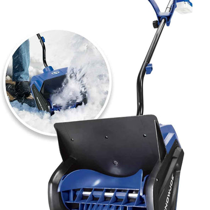Snow Joe 24V Cordless Electric Shovel Kit w/ 4Ah Battery & Charger, 13″ Clearing