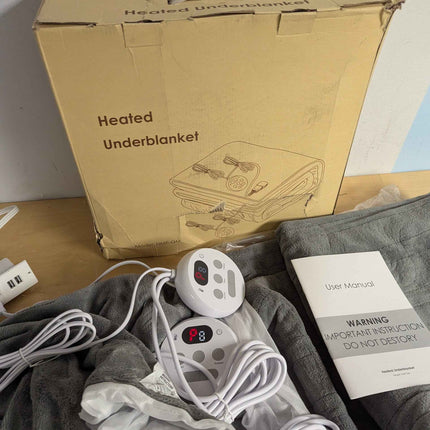 Heated Mattress Pad Queen Size 60 * 80 Inches Comfort Soft Coral Fleece 10 Heati