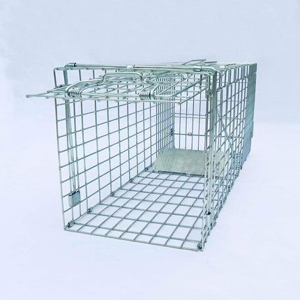 Folding Collapsible Humane Live Animal Cage Trap No-Kill Trapping Kit for Humane