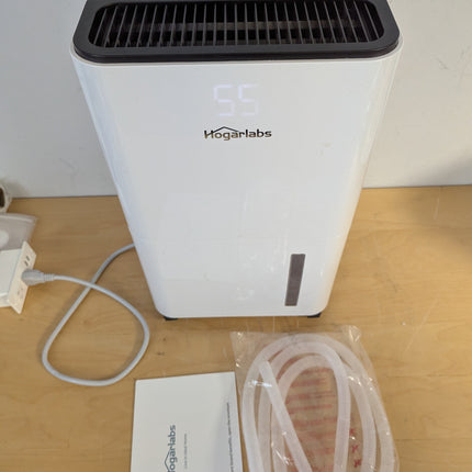 HOGARLABS 34 Pint Home Dehumidifier for Basement & Bedroom, 3 Modes, Continuous Drain, Timer & Child Lock
