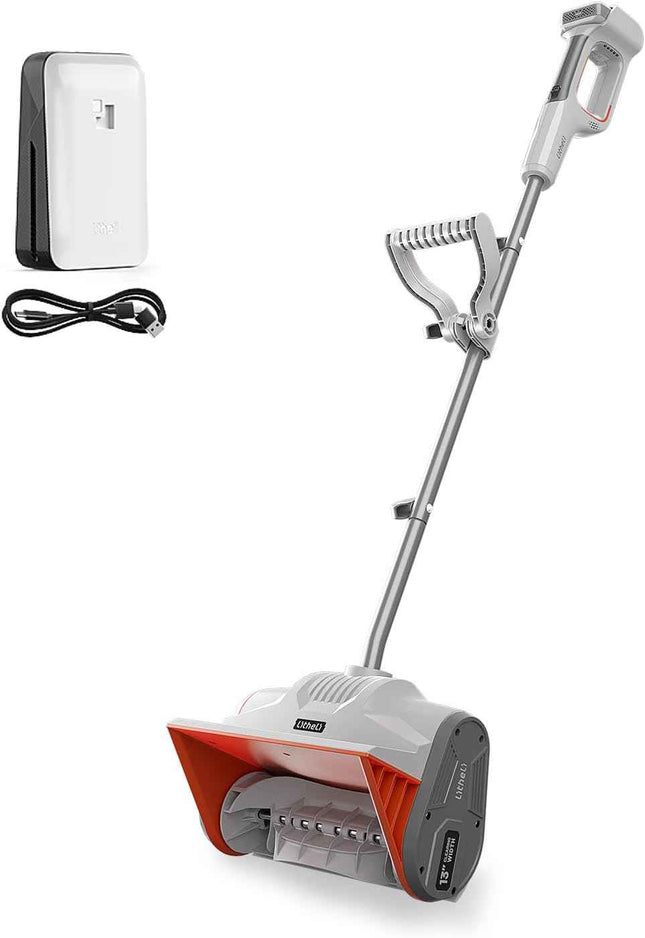 Litheli Electric Snow Shovel Cordless 20V, Brushless Lightweight Battery Powered