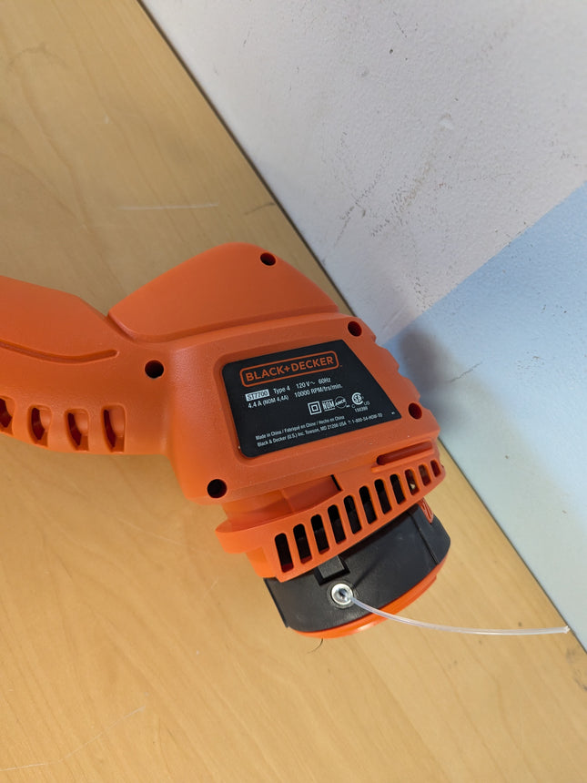 BLACK+DECKER Corded String Trimmer with Auto Feed, 4.4 Amp Motor, Edge Guide, 13