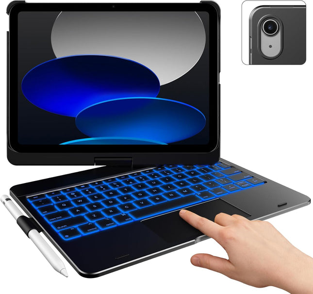 typecase Touch Keyboard Case for iPad 11th 10th Generation (11" 2025, A16 & 10.9