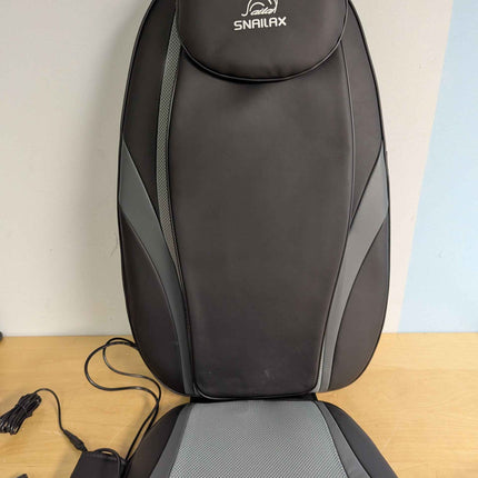 Snailax Back Massager with Heat, Shiatsu Massager Cushion, Massager Chair，Seat M