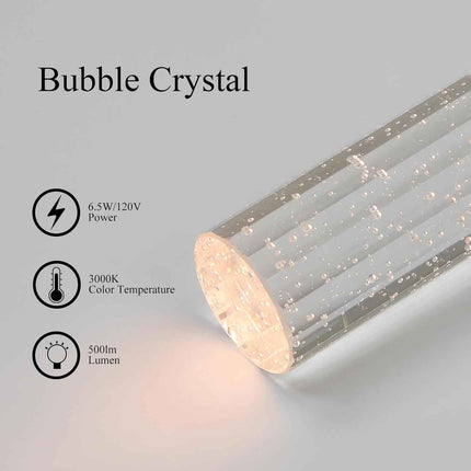 XiNBEi Lighting Pendant Lighting 1 Light Mini Pendant Lights with Glass and Bubb