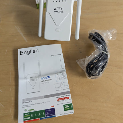 AC750 WiFi Repeater 5GHz WiFi Amplifier Dual Band WiFi Extender Booster Router,