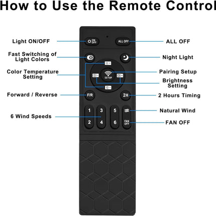 Coolbull Ceiling Fan with Lights, Remote & APP Control, 20 Inch Farmhouse Flush